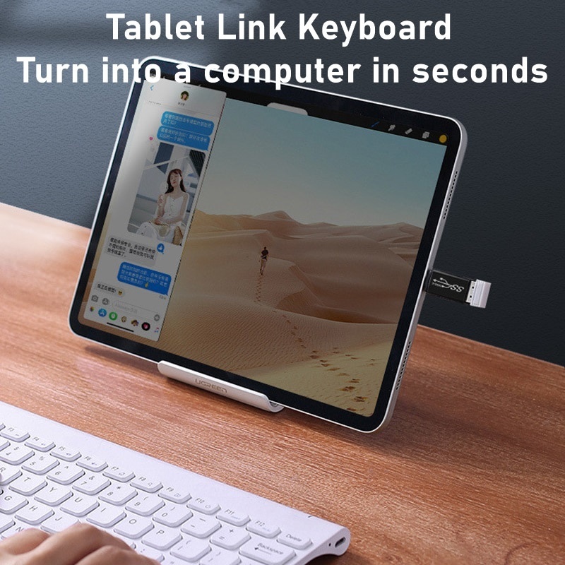 Đầu Chuyển Đổi OTG Type C Sang USB Cho Macbook Samsung S21 Huawei