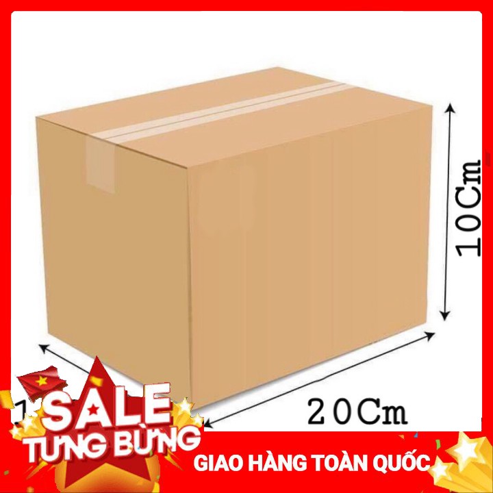 [COMBO 20 THÙNG] 20x15x10 Hộp Carton Đóng Hàng Kích Thước 20x15x10 Chịu Lực Tốt