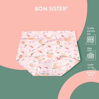 Quần lót su gấp viền hoạ tiết dễ thương phần 3 BOM SISTER Q9908