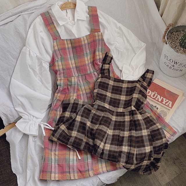 SET YẾM CARO NÂU - HỒNG | BigBuy360 - bigbuy360.vn