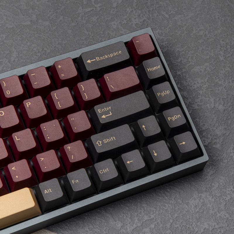 Red Samurai Keycap OEM Profile 135 Phím PBT Double Shot Bàn phím cơ học Keycaps