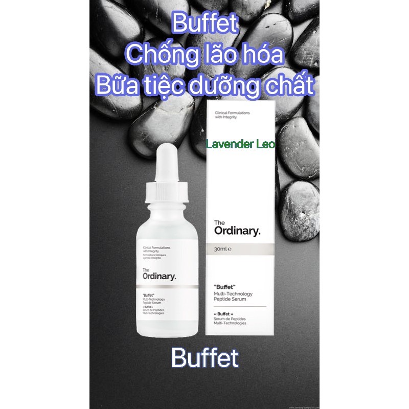 (Chính hãng) Serum Buffet The Ordinary đại tiệc dưỡng chất chống lão hóa da, ngừa mụn, sáng da, kiềm dầu