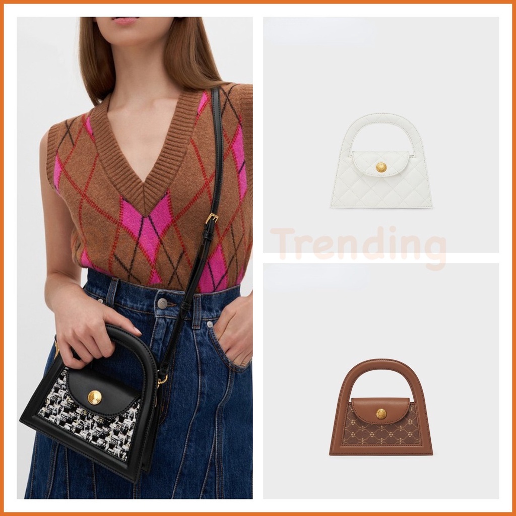 Cnk CK2-30781790 Túi Xách Đeo Vai Mini Phong Cách Retro Dành Cho Nữ