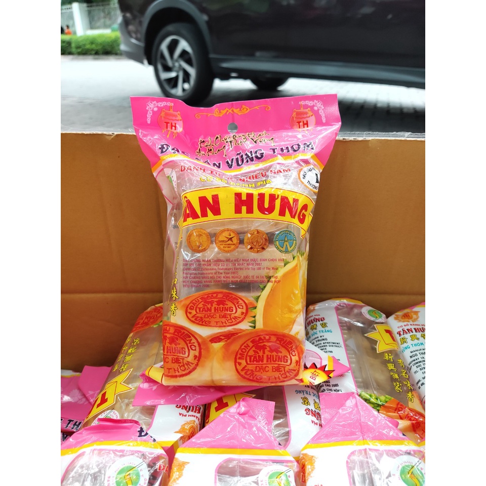 Bánh Pía Sầu Riêng 2 Trứng TÂN HƯNG 350G - Đặc sản Vùng Thơm Sóc Trăng
