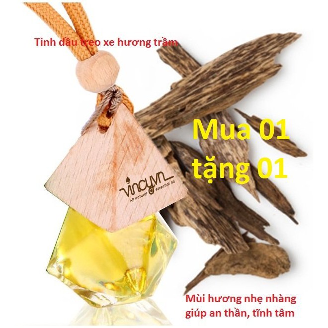 Mua tinh dầu treo xe hương Trầm tặng 01 lọ cùng loại