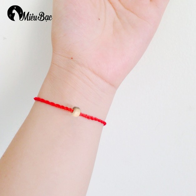 Vòng tay chỉ đỏ dâu tằm MIÊU BẠC mang lại may mắn trang sức vòng tay - L400367