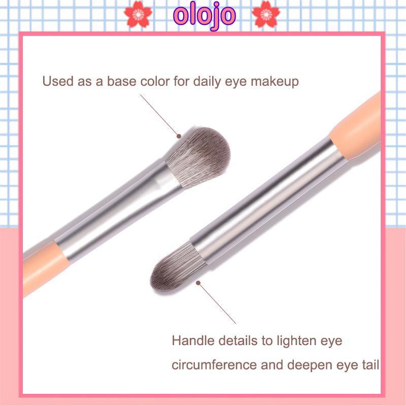 ⚜️Cọ đánh phấn mắt 2 đầu Serseul hồng pastel
