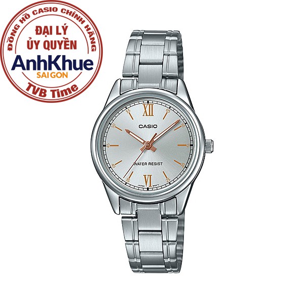 Đồng hồ nữ dây kim loại Casio chính hãng Anh Khuê LTP-V005D-7B2UDF (28mm)