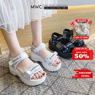 Giày Sandal Nữ Thời Trang MWC Đế Cao Quai Ngang Cá Tính NUSD- 2852