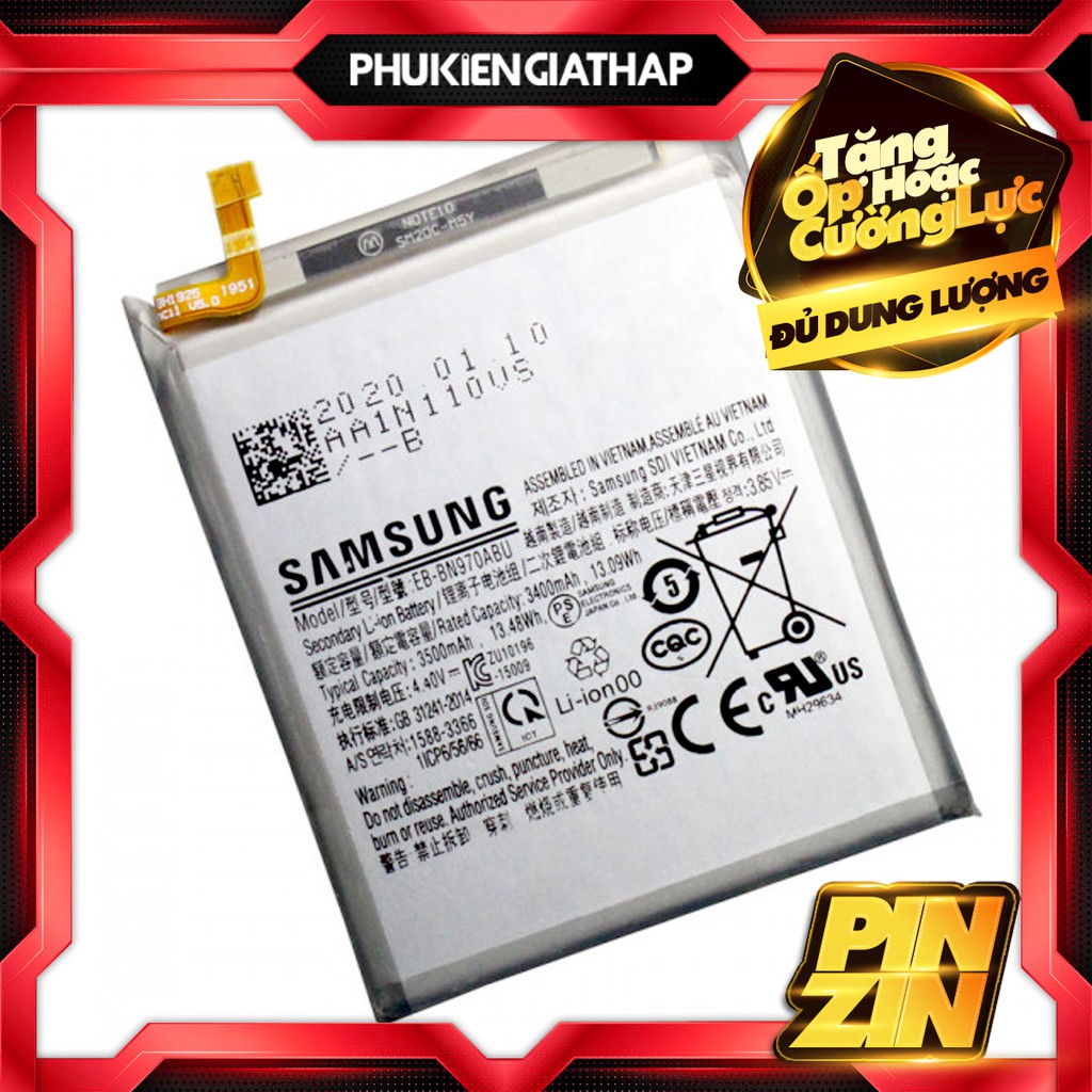 [Mã ELFLASH5 giảm 20K đơn 50K] Pin Samsung Galaxy Note 10 EB-BN970ABU - 3500mAh