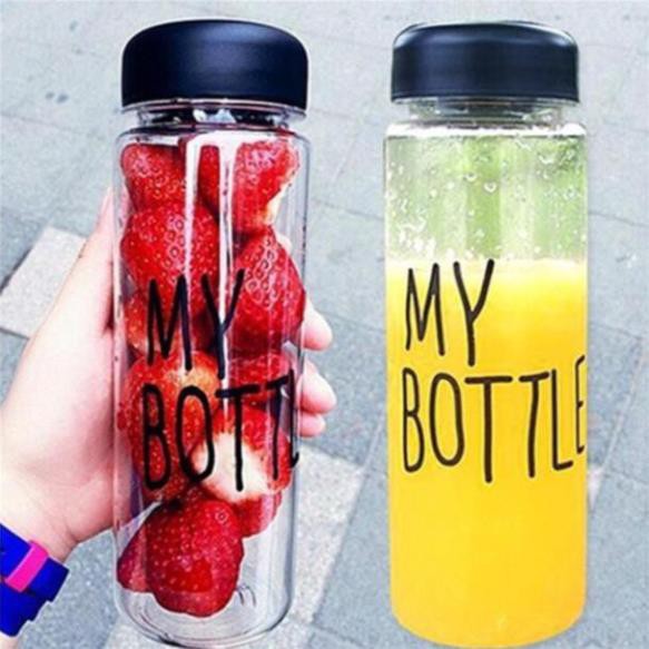 [FREESHIP XTRA]  (Chọn màu) BÌNH NƯỚC THUỶ TINH MY BOTTLE