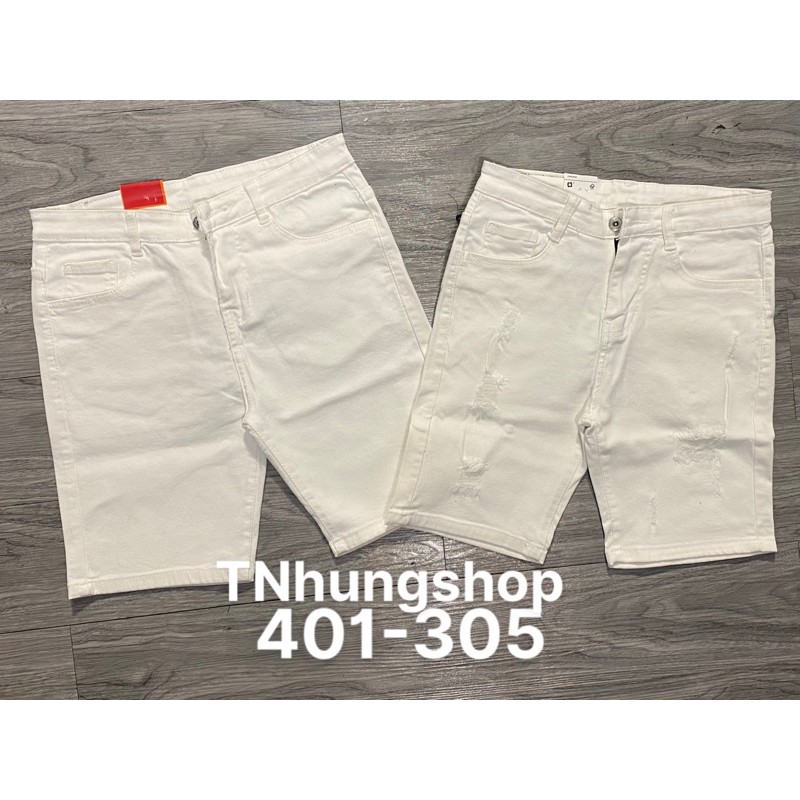 Sỉ Quần Short jean nam trắng đen cao cấp [tnhung]