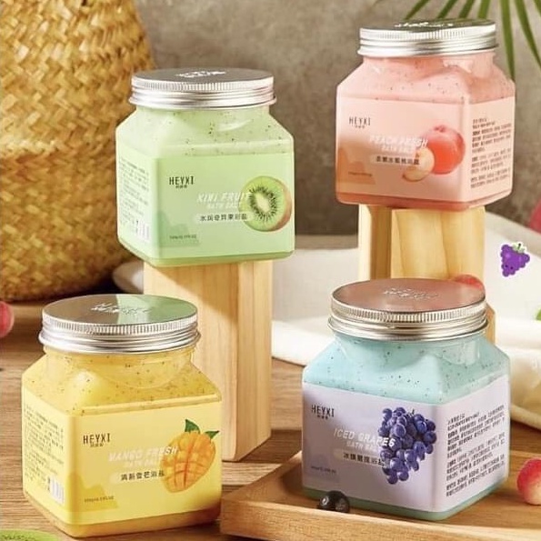 Muối Tắm Tẩy Da Chết body hương hoa quả HEYXI Fruit Clear Body Bath Salt 350g | BigBuy360 - bigbuy360.vn