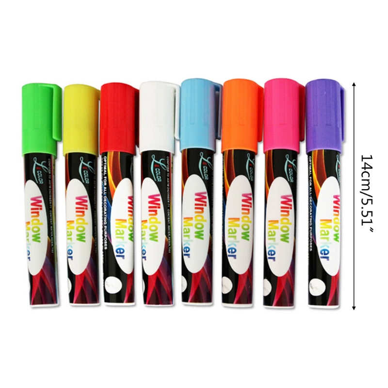 Set 8 Bút Dạ Quang Hai Đầu 8 Màu Sắc Khác Nhau Dành Cho Học Sinh