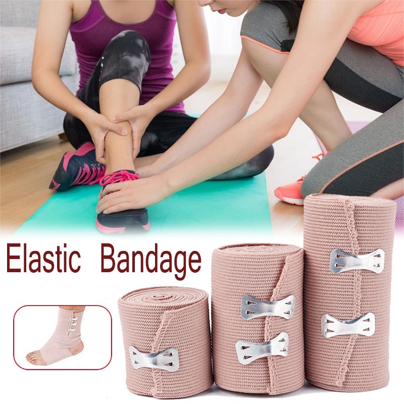 1 Cuộn Băng Quấn Cổ Tay Co Giãn Độ Co Giãn Cao Kèm Kẹp Tiện Dụng