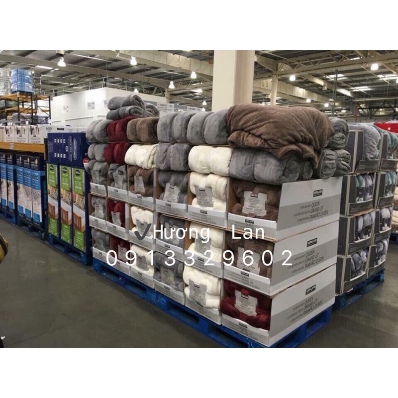 CHĂN  LÔNG CỪU KIRKLAND Mỹ. HÀNG CHUẨN MUA COSTCO MỸ💯