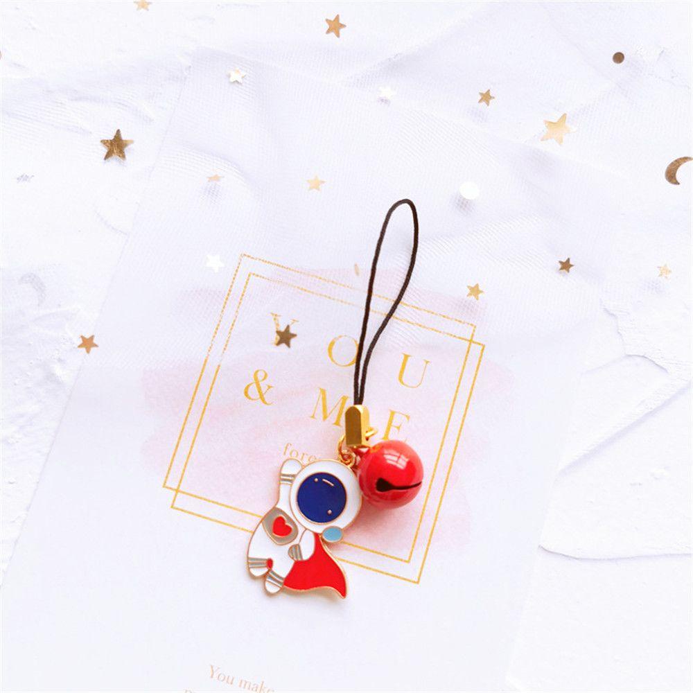Dây Đeo Trang Trí Điện Thoại Thông Minh Hình Phi Hành Gia Nữ Tính