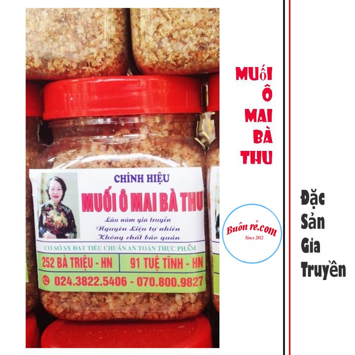 Muối ô mai Bà Thu chính hiệu - 100gr - Chấm hoa quả ngon ngất ngây 00005