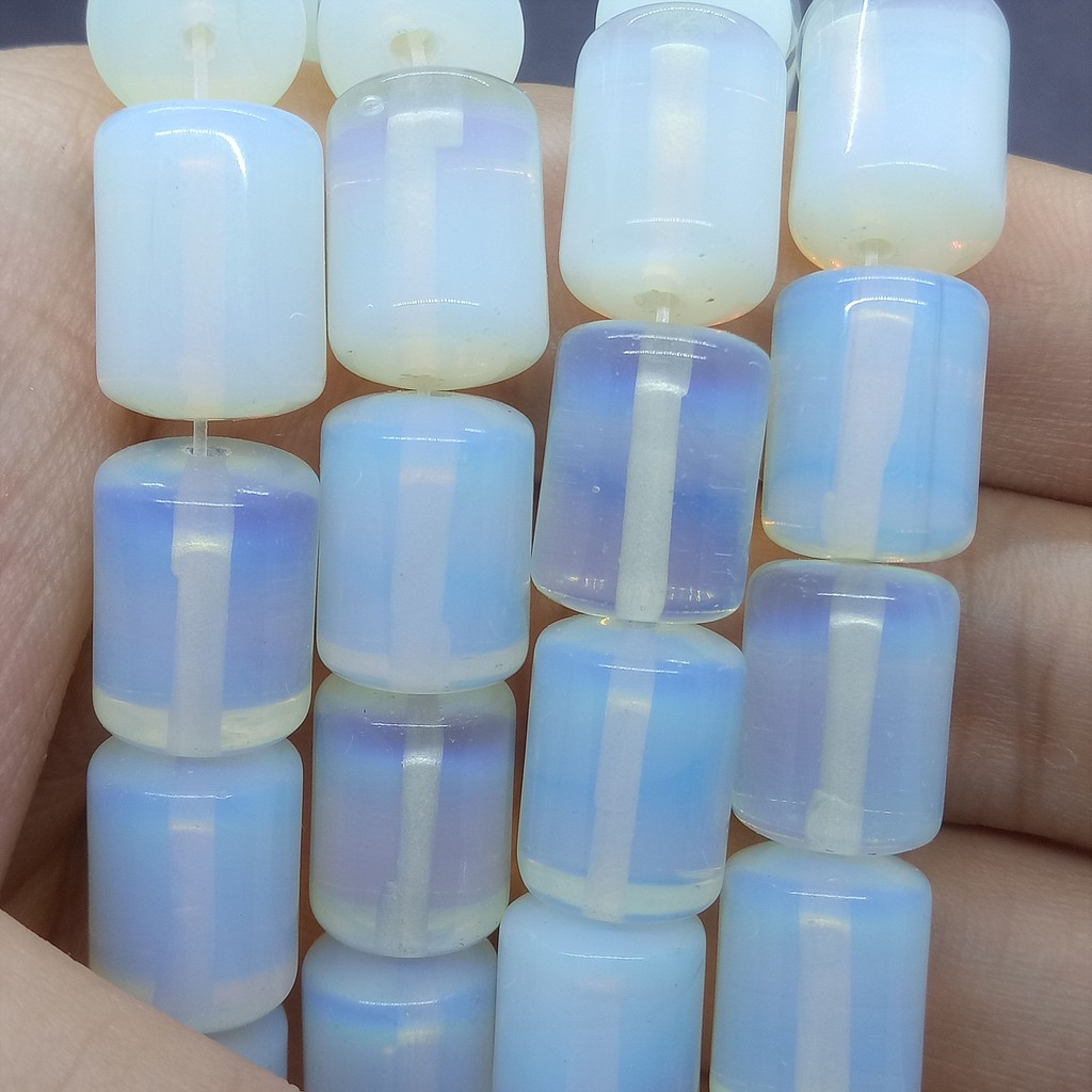 Chuỗi Hạt Đá Mắt Mèo Tự Nhiên 10 * 14mm Làm Vòng Đeo Tay diy