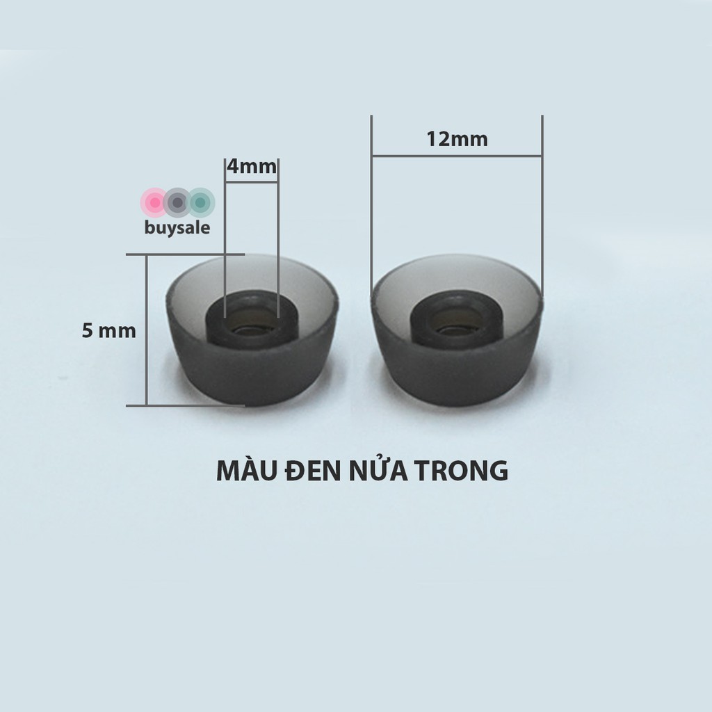 Nút bịt tai nghe in ear bằng siicone siêu nhỏ siêu êm chống đau lỗ tai và chống rớt - BSPK115 - buysale