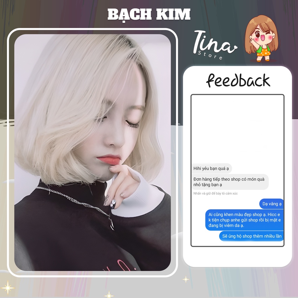 Thuốc Nhuộm Tóc KOOLPRO Màu BẠCH KIM Phải Tẩy Tuýp 100g -Beli Official Store