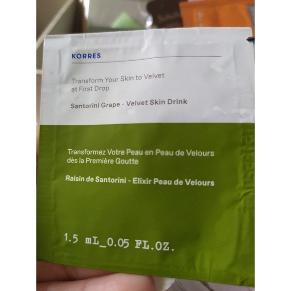 Sample Dầu Dưỡng Làm Đầy Nếp Nhăn Siêu Mịn Da Korres Gói 1ml