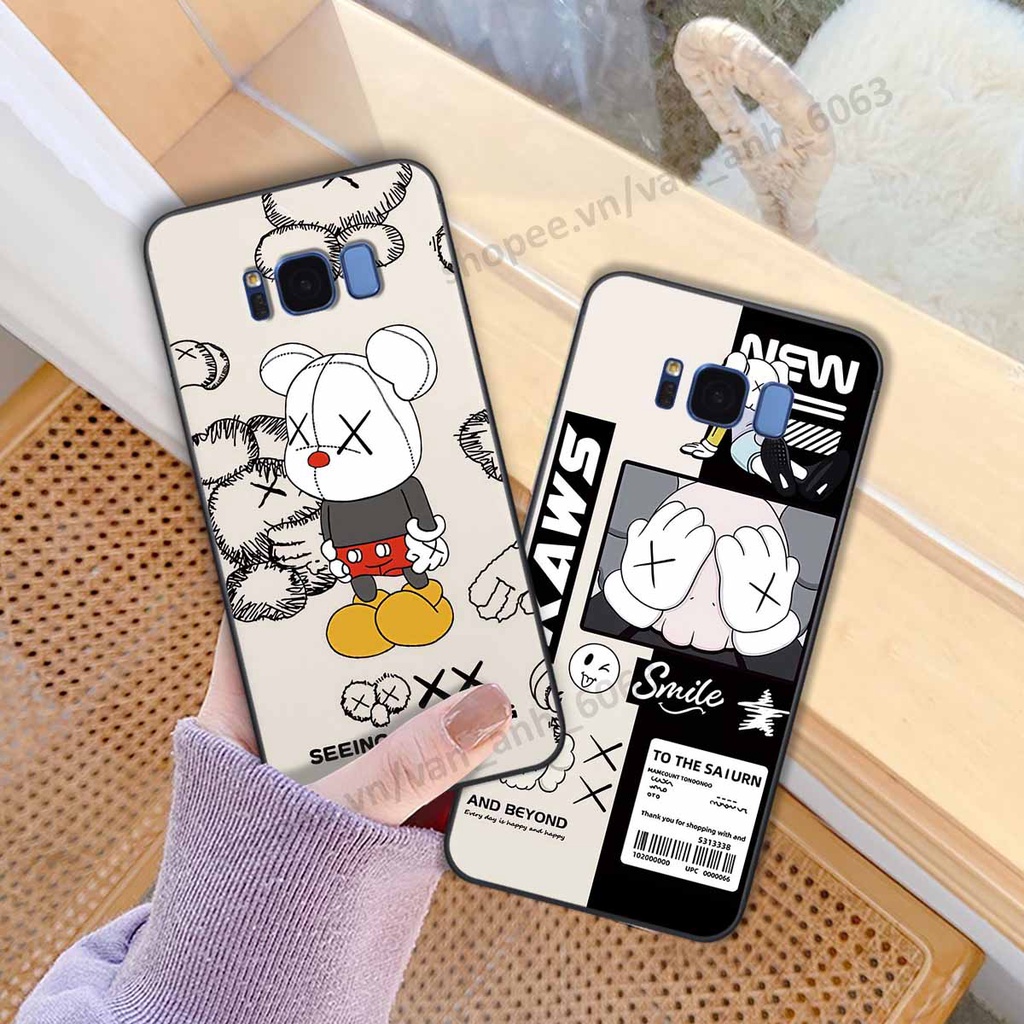 Ốp Samsung S8 / S8 Plus / S8+ be@r brick mars thời trang, ốp lưng điện thoại viền dẻo siêu chất