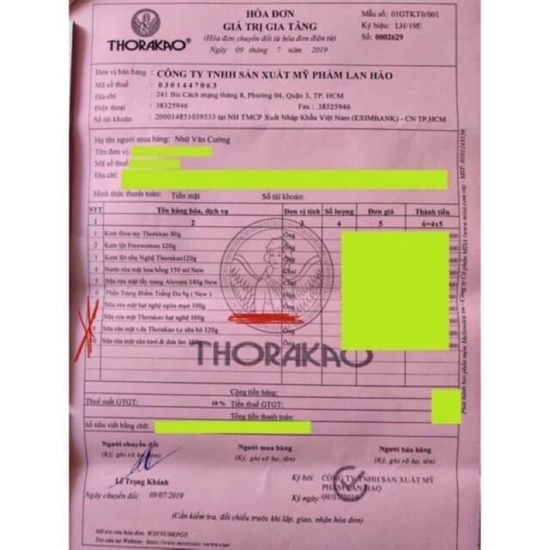 Sữa rửa mặt tinh chất sữa bò 120g thorakao