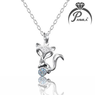 Dây chuyền bạc nữ mặt hồ ly-Nhãn hiệu Panmila