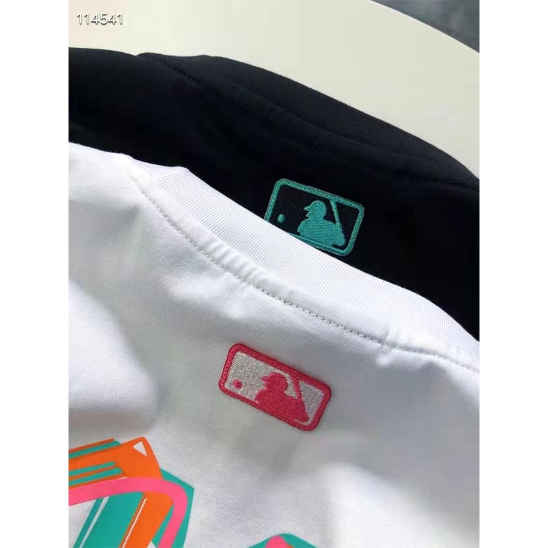 Áo Thun Cotton In MLB Thời Trang Unisex