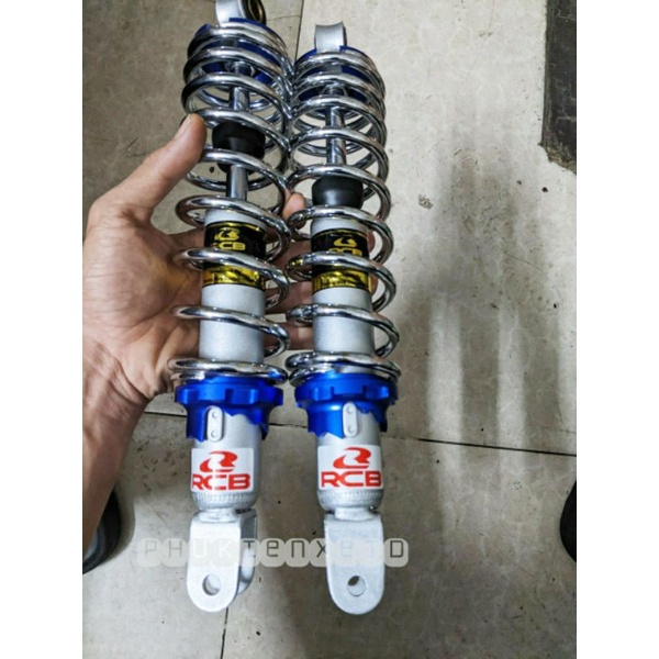 Phuộc RCB lò xo Inox lắp Airblade Nouvo LX Nouvo6 NVX Nouvo SX Impulse Shark PCX.....