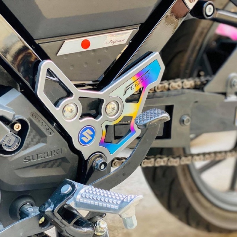 Nẹp sườn nhôm tem titan hàng xịn cho satria rader