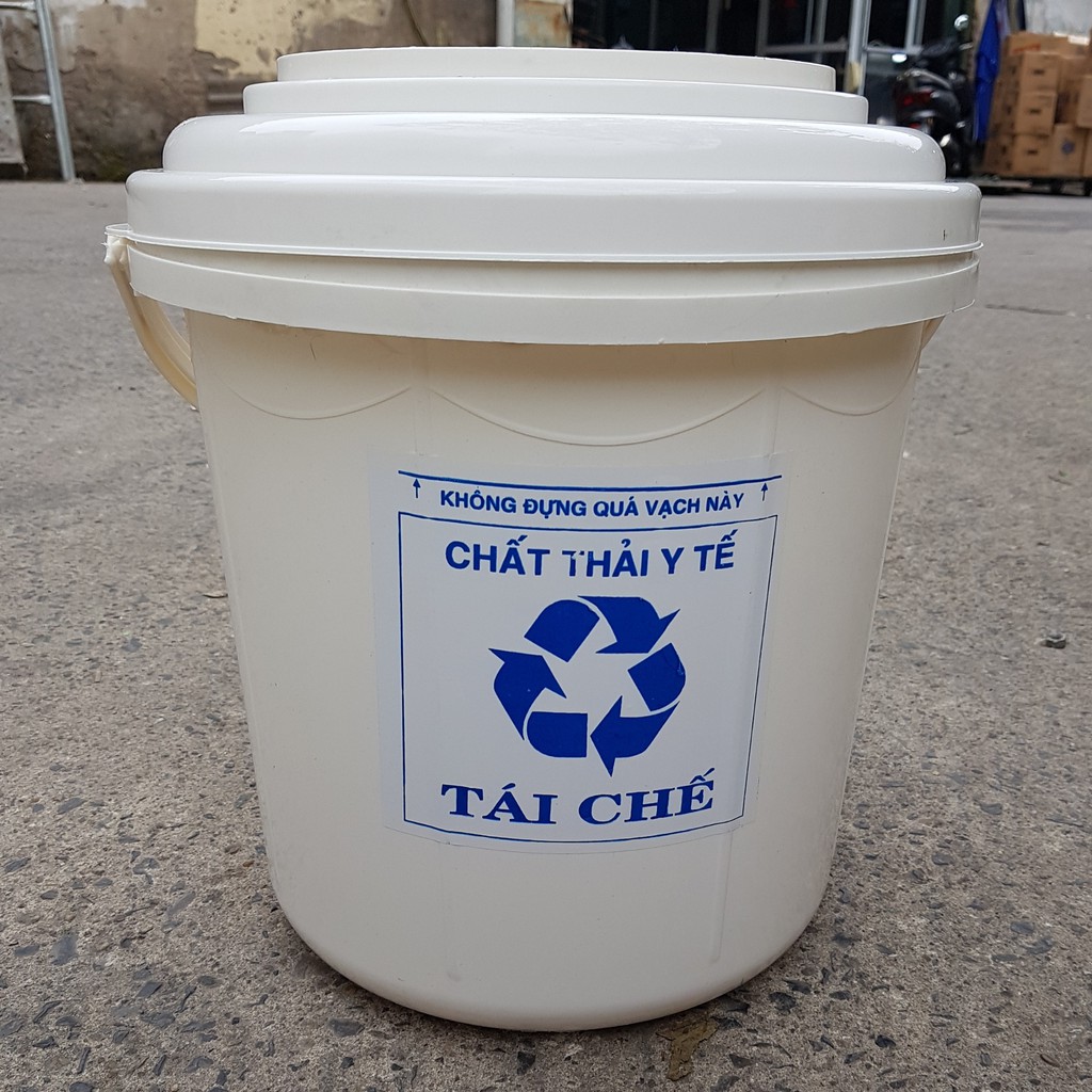 Xô đựng rác thải y tế 10L chứa rác