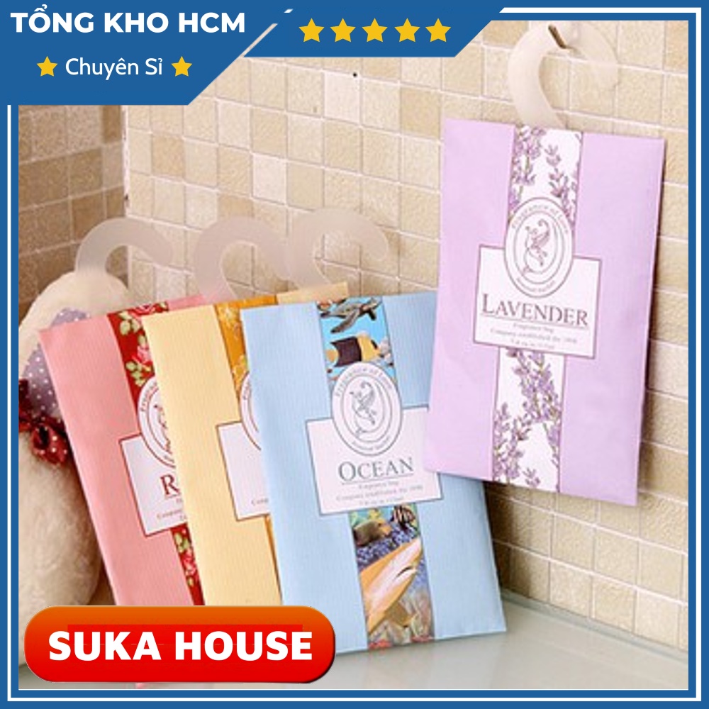 Túi Thơm Thảo Mộc Tinh Dầu Tự Nhiên Treo Phòng Kín SUKAHOUSE H054