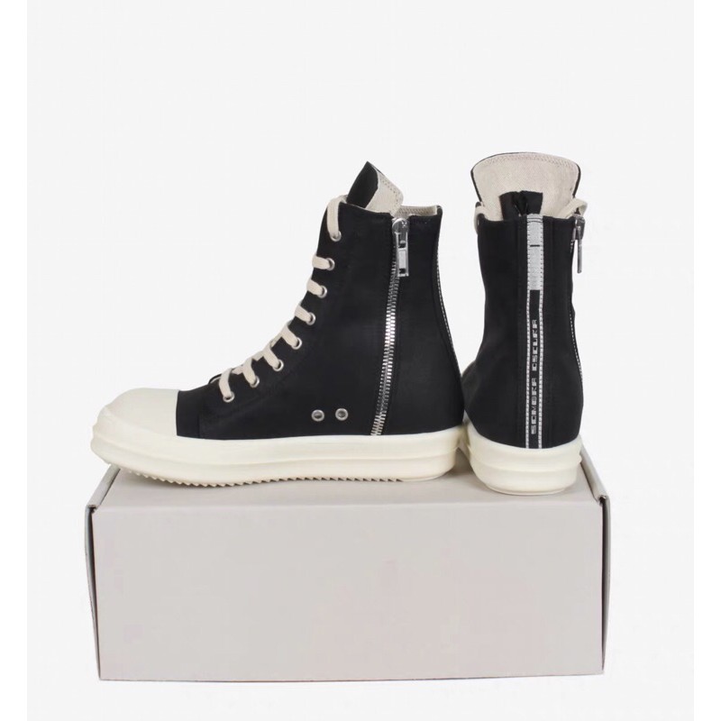 Giày Sneaker Rick Owen Cổ Cao Chuẩn 1:1
