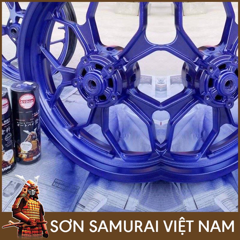 Gói combo sơn màu xanh tím 1143 Samurai