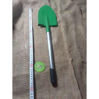 Xẻng Nhỏ Mini Xúc Đất (1 cái) Có Cán Sắt Mũi Màu Xanh