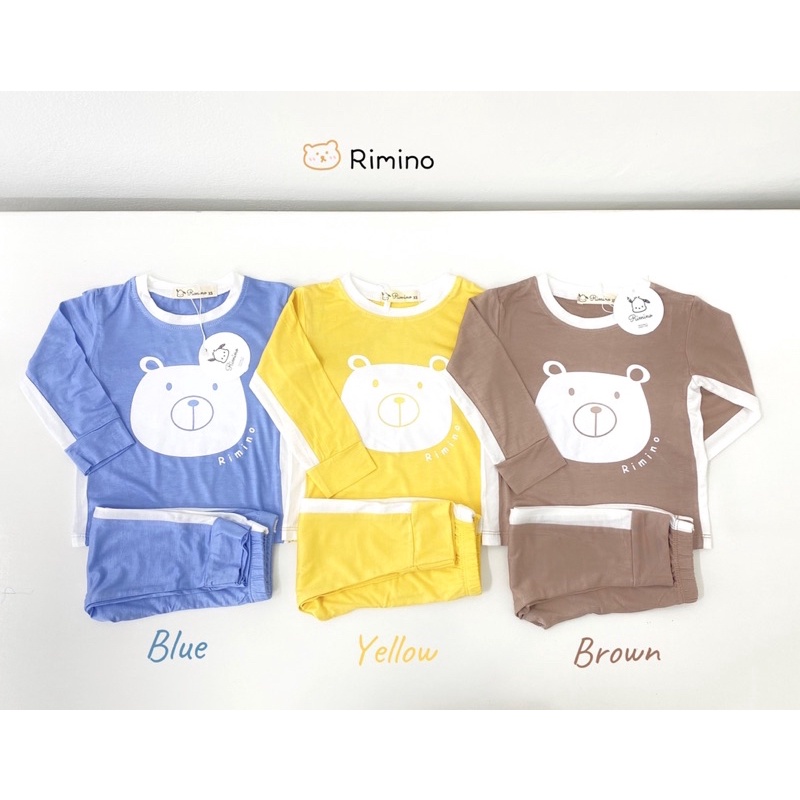 BỘ PHỐI VIỀN IN GẤU DÁNG THỂ THAO Thun Lạnh Bé Trai / Gái (6-18kg)