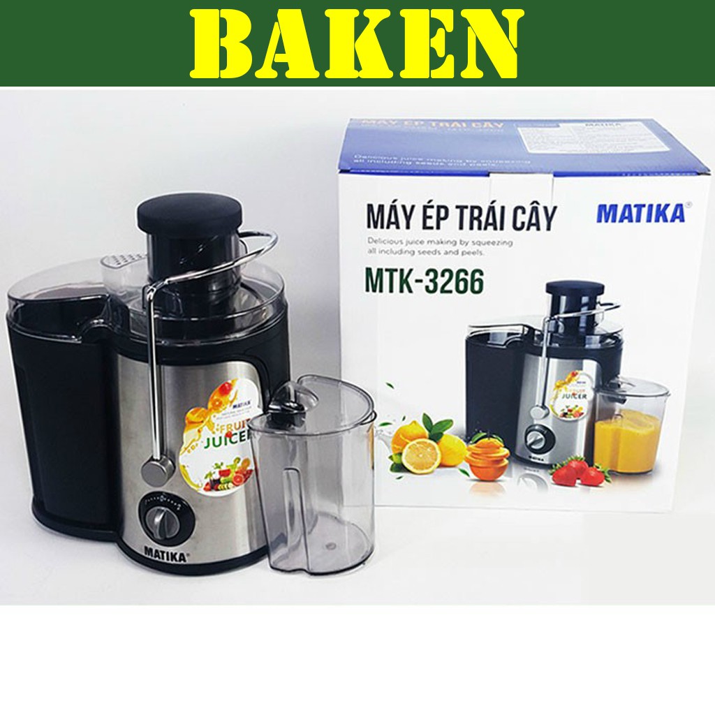 Máy Ép Trái Cây MATIKA MTK-3266 - Máy Ép Nhanh 600w - 1.4L - BAKEN