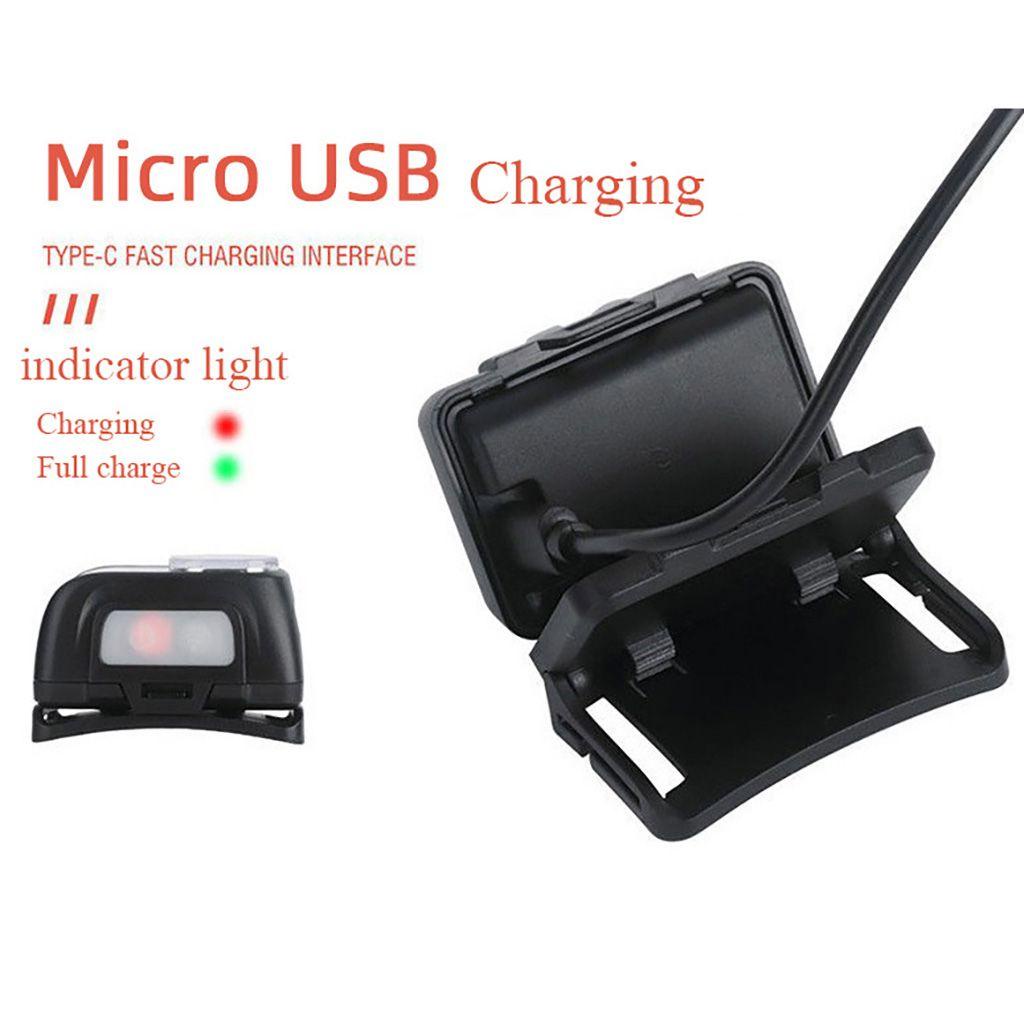 Đèn Pin Đội Đầu PATRICIA COB 5 Chế Độ Sáng Cao Đa Năng Chống Nước Có Thể Sạc Lại Bằng Cổng USB Dùng Khi Đi Cắm Trại