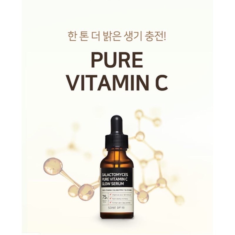 Tinh Chất Dưỡng Trắng, Chống Lão Hóa Nuôi Dưỡng Làn Da Sáng Mịn Từ Bên Trong Some By Mi Vitamin C Glow Serum 30ml
