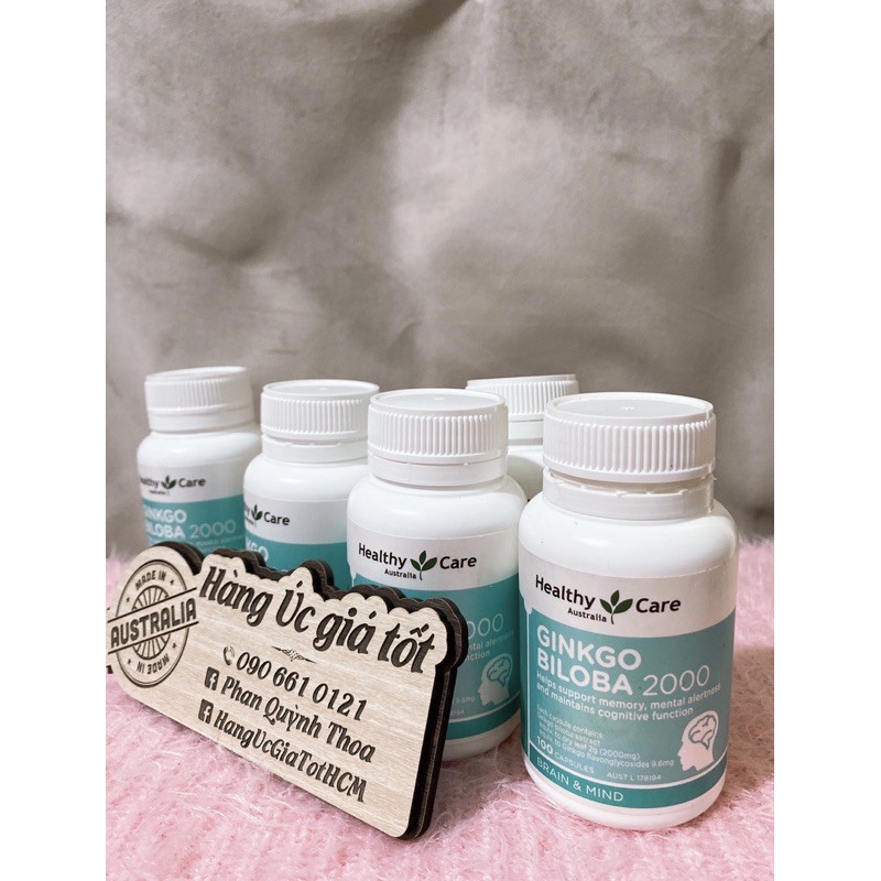 [Date 2024] Viên uống tuần hoàn máu não Ginkgo 2000 | Thế Giới Skin Care