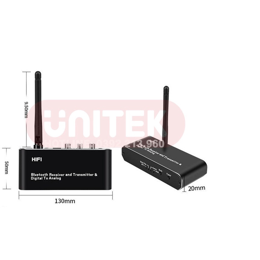 Bluetooth D09 - Bộ Thu Phát Bluetooth 5.0 Giải Mã Bluetooth - Bộ Thu Phát có (Hỗ Trợ Cổng Optical)