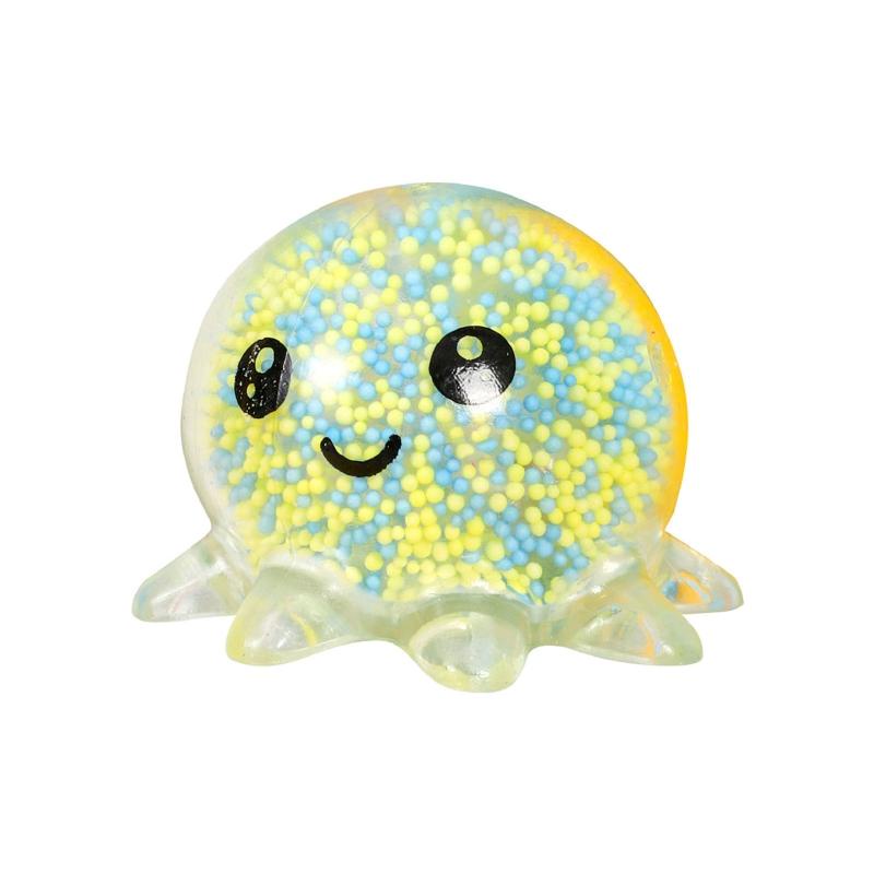 Đồ Chơi Squishy Hình Bạch Tuộc Có Đèn LED Vui Nhộn Giảm Căng Thẳng
