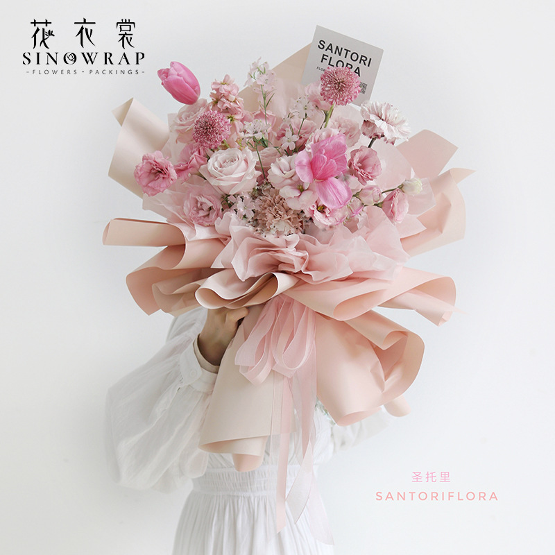 20 tờ giấy bọc hoa gói quà chống nước một màu nhã nhặn | BigBuy360 - bigbuy360.vn