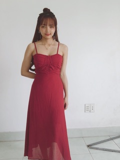 Đầm maxi nhúng ngực