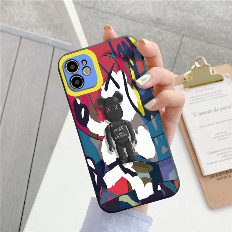 Ốp lưng iphone kaws LUCKY BE@R ốp iphone Cao Cấp Độc Lạ 6/6plus/6s/6splus/7/7plus/x/11/12/13/pro/max/plus/promax