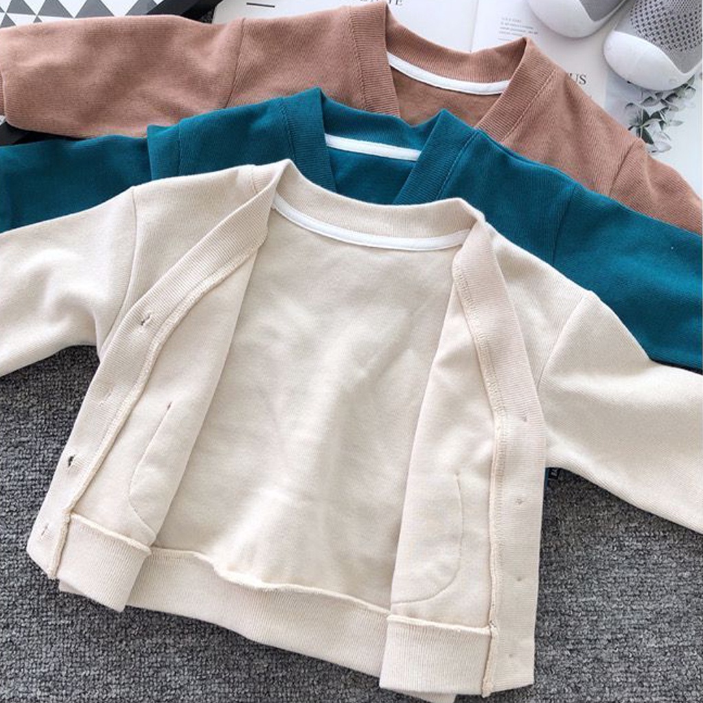 Áo khoác cardigan cho bé LILA KIDS, Áo khoác cotton cho bé chuẩn hàng xuất khẩu cho bé từ 6-28kg