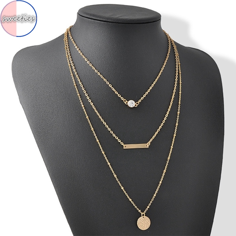 vòng cổ Nhiều Tầng Phong Cách Retro Dành Cho Nữ