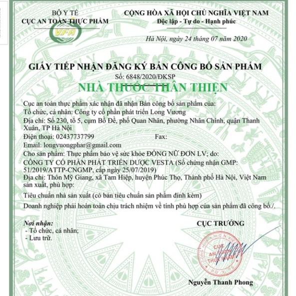 Đồng Nữ Đơn, hỗ trợ làm giảm tình trạng khí hư, bạch đới